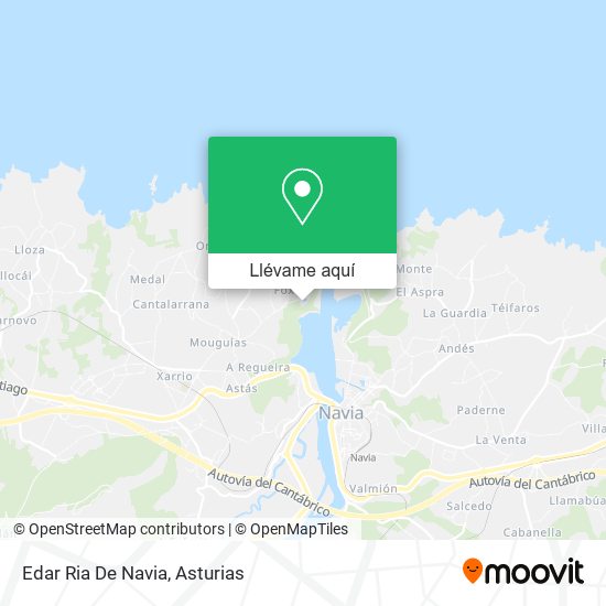 Mapa Edar Ria De Navia