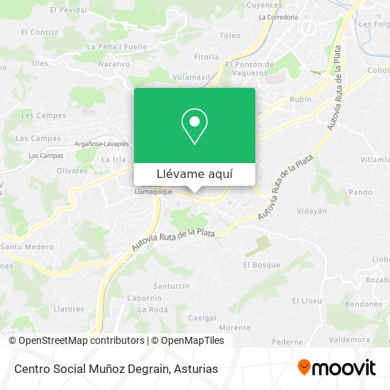 Mapa Centro Social Muñoz Degrain