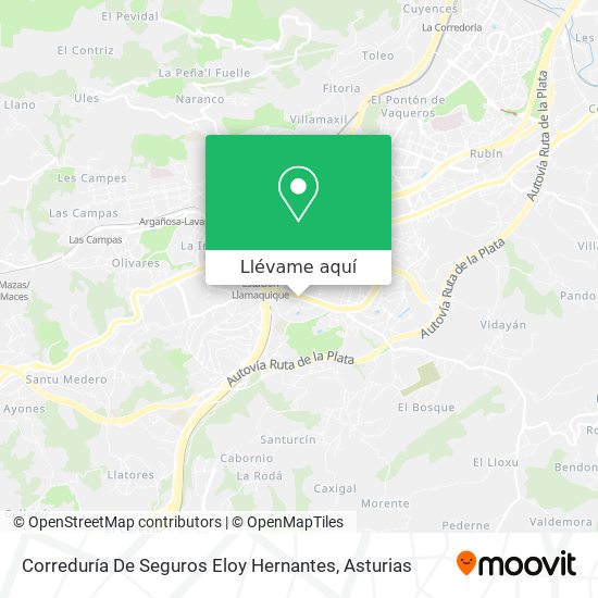 Mapa Correduría De Seguros Eloy Hernantes