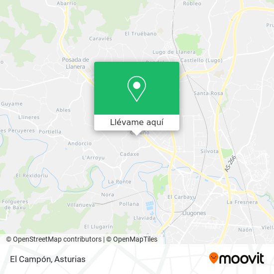 Mapa El Campón