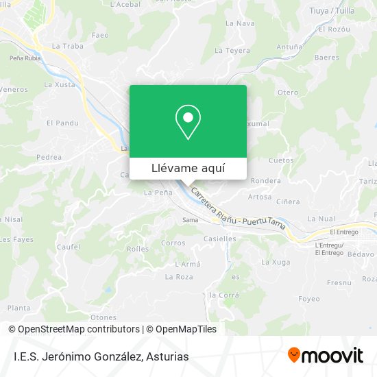 Mapa I.E.S. Jerónimo González