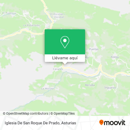 Mapa Iglesia De San Roque De Prado