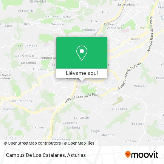 Mapa Campus De Los Catalanes