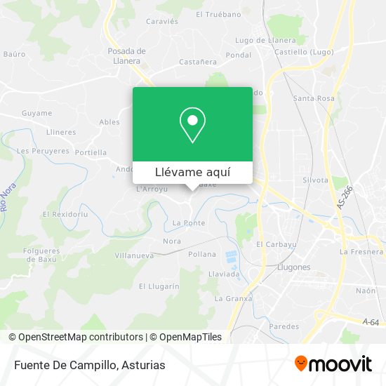 Mapa Fuente De Campillo