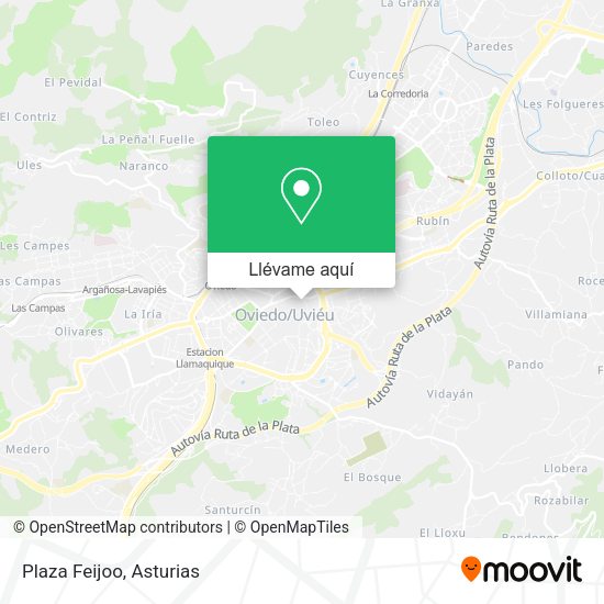 Mapa Plaza Feijoo