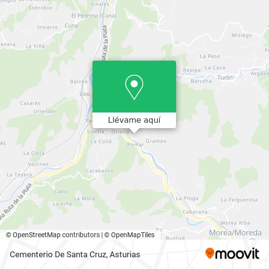 Mapa Cementerio De Santa Cruz