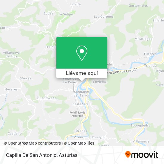 Mapa Capilla De San Antonio