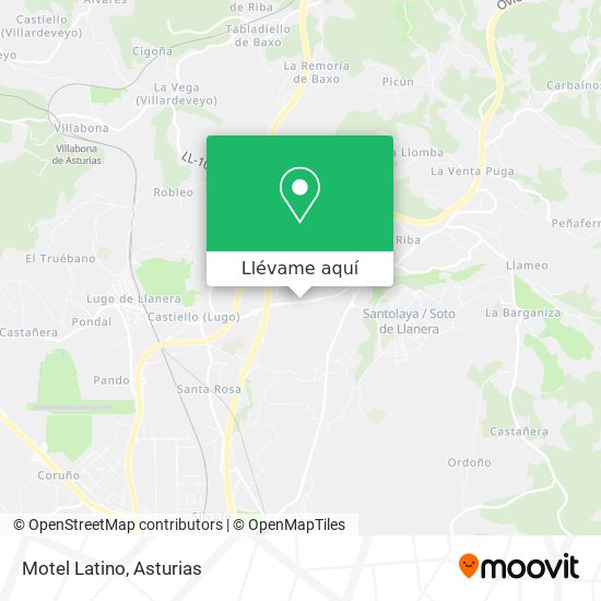 Mapa Motel Latino