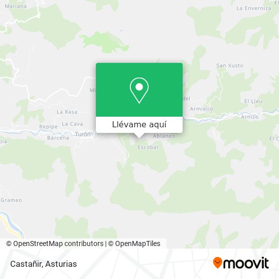 Mapa Castañir