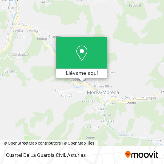 Mapa Cuartel De La Guardia Civil