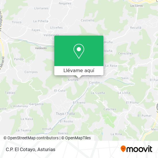 Mapa C.P. El Cotayo