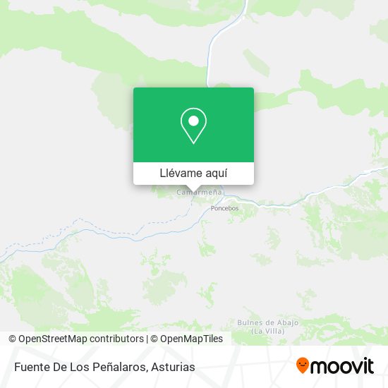 Mapa Fuente De Los Peñalaros