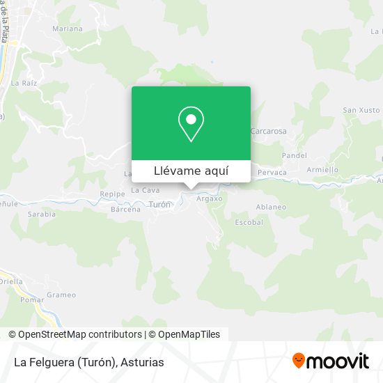 Mapa La Felguera (Turón)