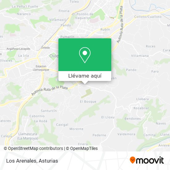 Mapa Los Arenales