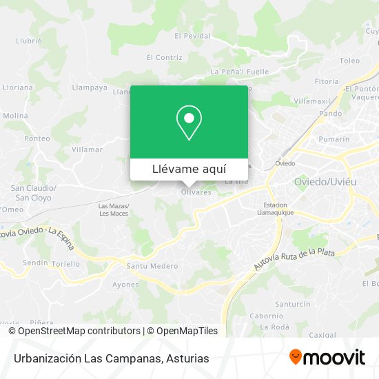 Mapa Urbanización Las Campanas