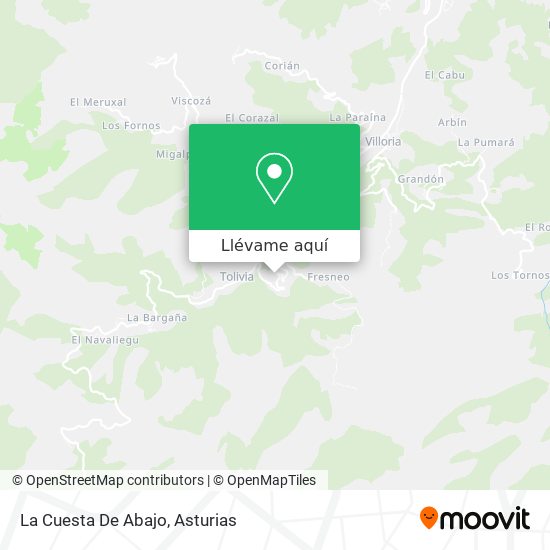 Mapa La Cuesta De Abajo