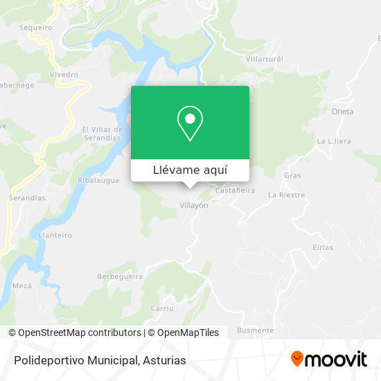 Mapa Polideportivo Municipal