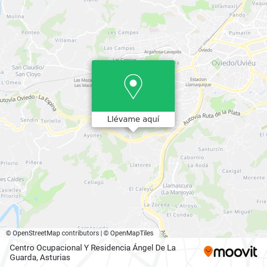 Mapa Centro Ocupacional Y Residencia Ángel De La Guarda