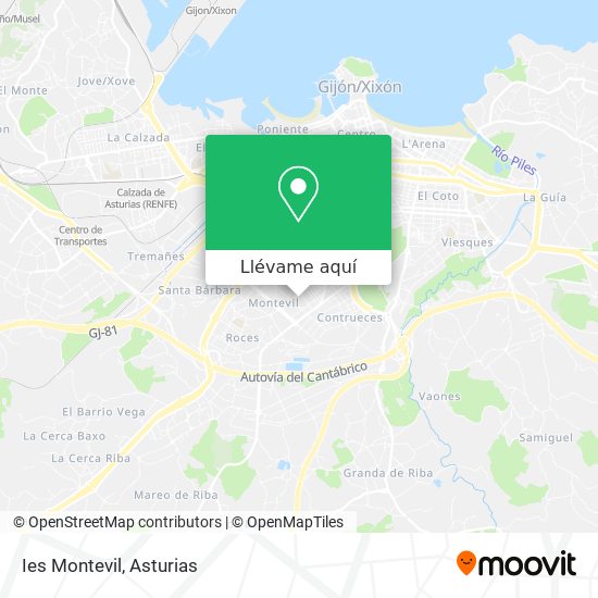 Mapa Ies Montevil