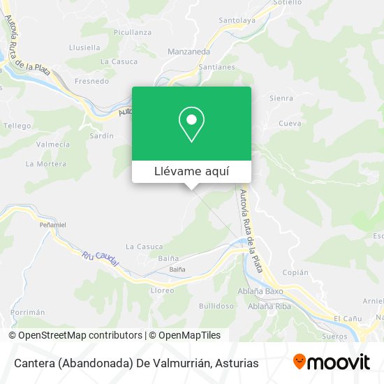 Mapa Cantera (Abandonada) De Valmurrián