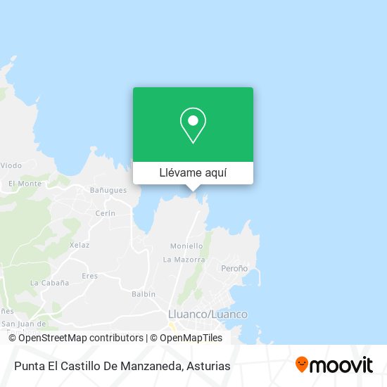Mapa Punta El Castillo De Manzaneda
