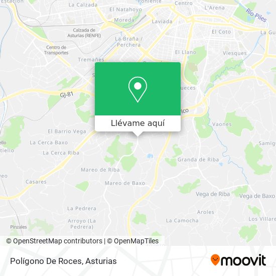 Mapa Polígono De Roces
