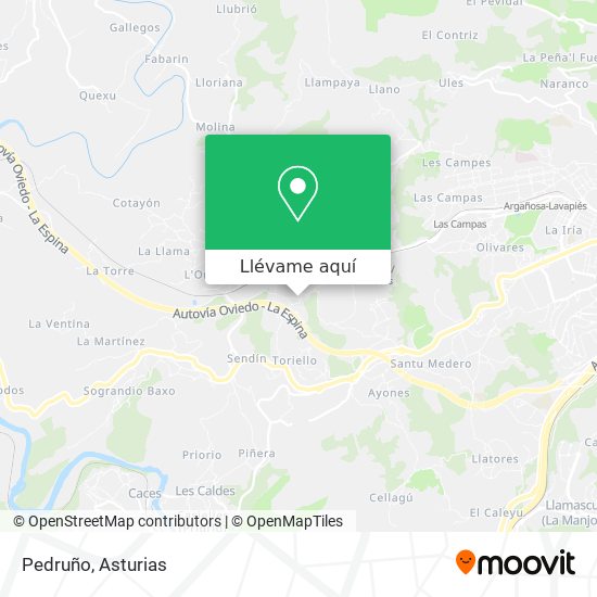 Mapa Pedruño