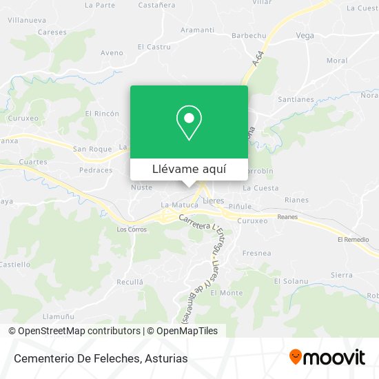 Mapa Cementerio De Feleches