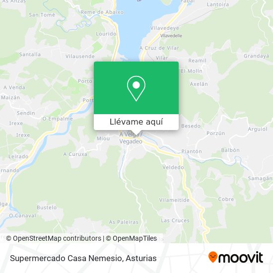 Mapa Supermercado Casa Nemesio