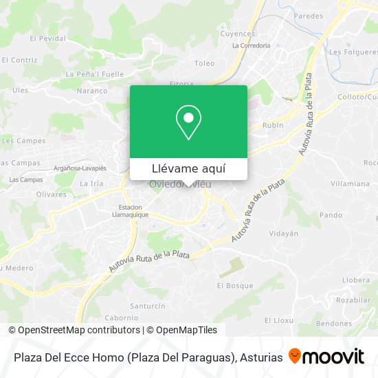 Mapa Plaza Del Ecce Homo (Plaza Del Paraguas)