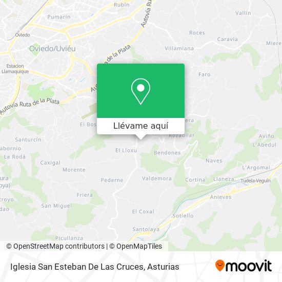 Mapa Iglesia San Esteban De Las Cruces