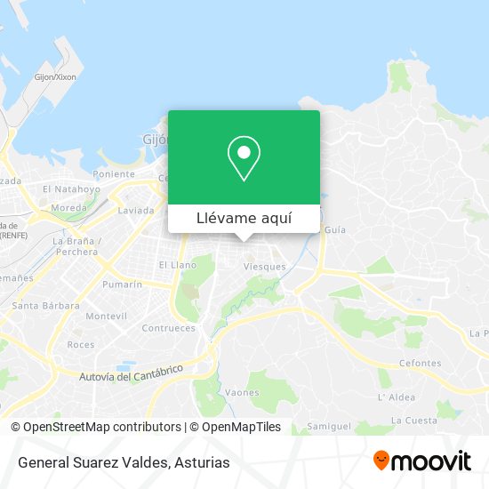 Mapa General Suarez Valdes