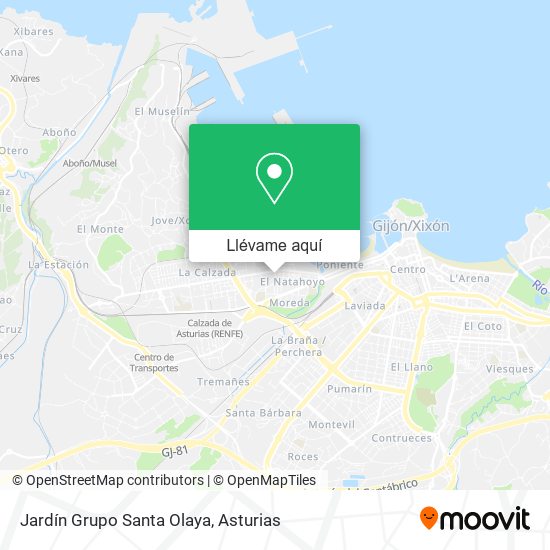 Mapa Jardín Grupo Santa Olaya