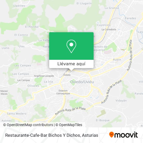Mapa Restaurante-Cafe-Bar Bichos Y Dichos