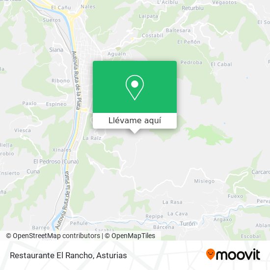 Mapa Restaurante El Rancho