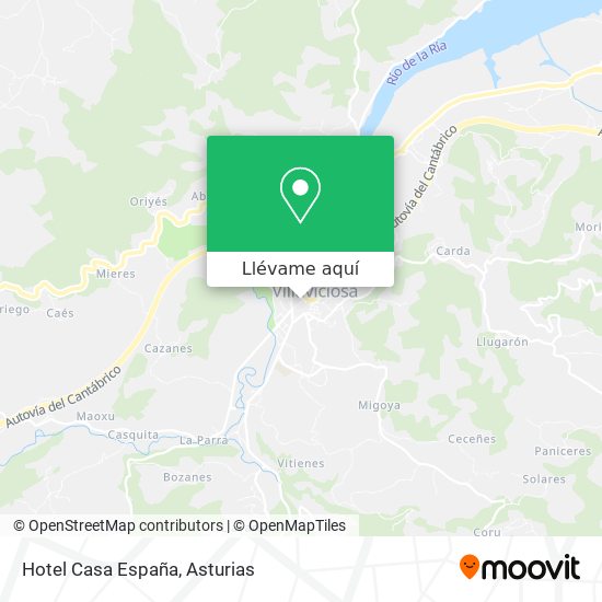 Mapa Hotel Casa España
