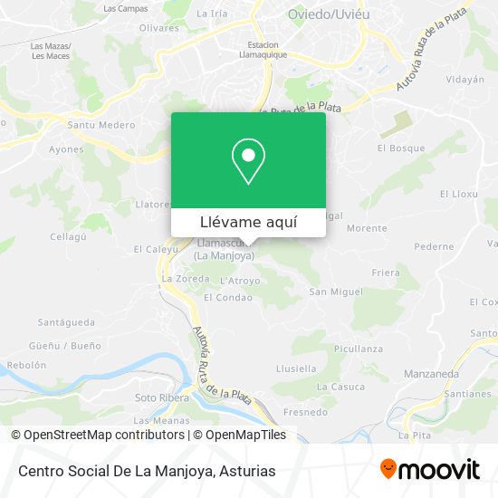 Mapa Centro Social De La Manjoya