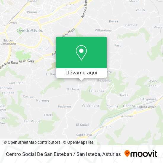 Mapa Centro Social De San Esteban / San Isteba