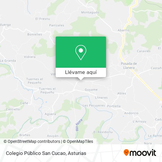 Mapa Colegio Público San Cucao