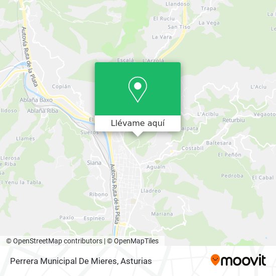 Mapa Perrera Municipal De Mieres
