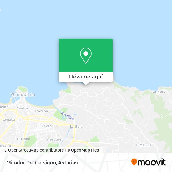 Mapa Mirador Del Cervigón