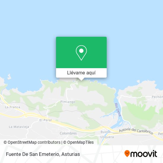 Mapa Fuente De San Emeterio