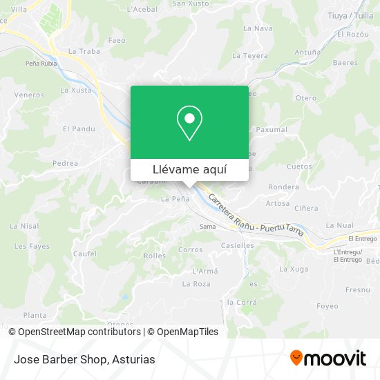 Mapa Jose Barber Shop