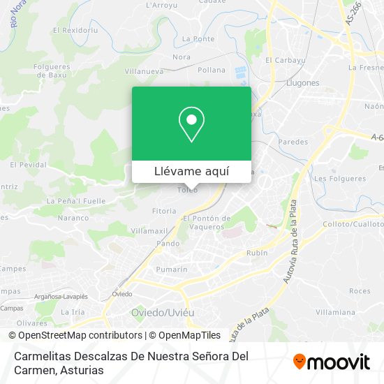 Mapa Carmelitas Descalzas De Nuestra Señora Del Carmen