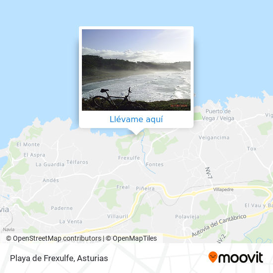 Mapa Playa de Frexulfe