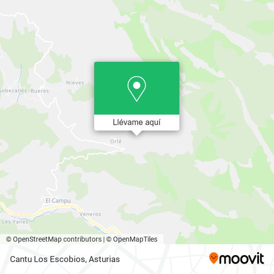 Mapa Cantu Los Escobios