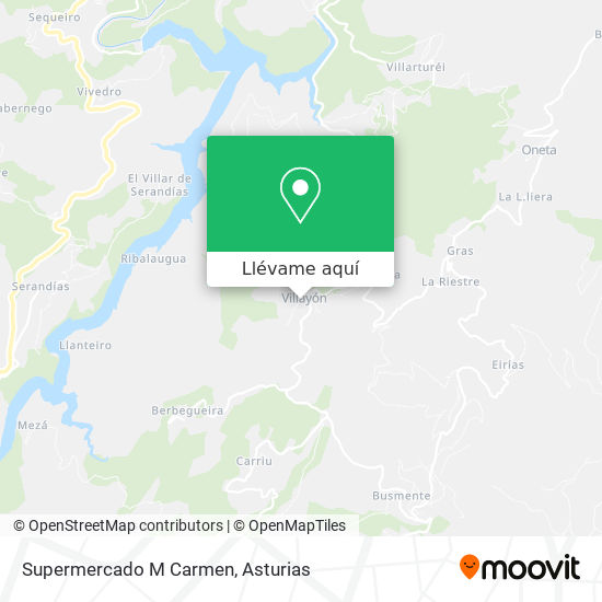 Mapa Supermercado M Carmen