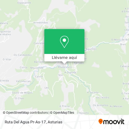 Mapa Ruta Del Agua Pr-As-17