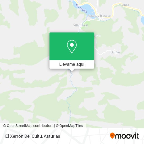 Mapa El Xerrón Del Cuitu