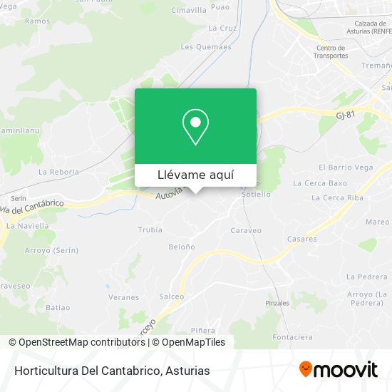 Mapa Horticultura Del Cantabrico